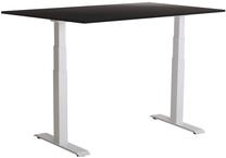 Kompiuterio stalas reguliuojamo aukščio Sun-Flex EasyDesk Adapt VI, 160 cm x 80 cm, 62 - 127 cm, balta sp./juoda sp.