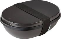 Toidukarp Mepal Ellipse Duo, 1.425 l, 22.5 cm x 17.5 cm, must v.