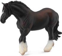 Фигурка-игрушка Collecta Shire Horse Mare 88582, черный цв.