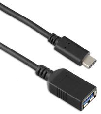Vads Targus USB 3.1 C male, USB 3.1 A female, 0.15 m, melna krās.