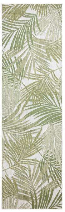 Kiliminis takas Hakano Vinea Palms, kreminė sp./žalia sp., 250 cm x 60 cm