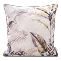 Dekoratyvinės pagalvėlės užvalkalas Mink, aukso/balta/pilka, 45 cm x 45 cm