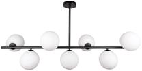 Valgusti rippuv CosmoLight Cape Town P07889BK, G9, 7 x 7 W, valge v. / must v.