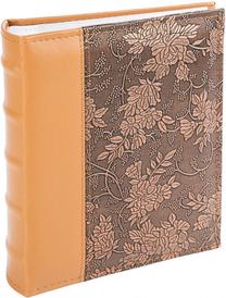 Альбом для фотографий Victoria Collection B 10x15/200M Flower-2, коричневый цв.