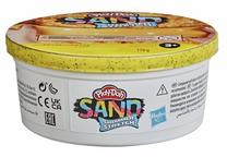 Моделирующий песок Hasbro Play-Doh Sand Shimmer Stretch, oранжевый цв.