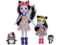 Кукла Mattel Enchantimals Enchantimals Sage Skunk & Sabella Skunk Sister Dolls HCF82, 15 см, многоцветный