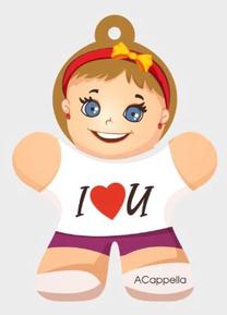 Auto gaisa atsvaidzinātājs ACappella Girl I Love You
