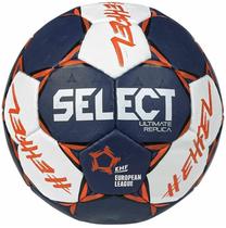 Мяч для гандбола Select Ultimate Euro Replica EHF 12061, 3 размер, синий цв./белый цв./oранжевый цв.
