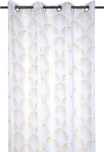 Dienas aizkari Lovely Maldives R6B095001VL, zelta krās./balta krās., 140 cm x 260 cm