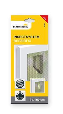 Moskītu tīkls Schellenberg Insectsystem Reparifix 57000, pelēka krās., 100 cm x 5 cm
