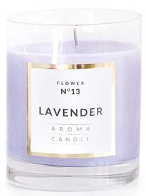 Žvakė, aromatinė Mondex Classic Glass Lavender, 540 g, violetinė sp.