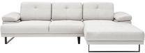 Kampinė sofa Hanah Home Mustang Small, šviesiai ruda sp., dešininė, 174 x 274 cm x 83 cm