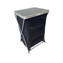 Stovyklavimo stalas Outliner Camping, juoda sp., 55 cm x 48 cm x 86 cm