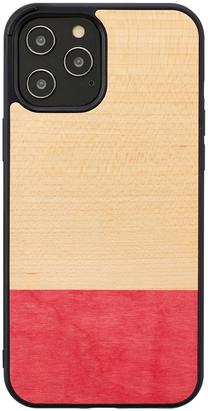 Чехол для телефона Man&Wood Miss Match iPhone 12 Pro Max, красный цв./светло-коричневый цв., Apple