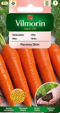 Sėklos Vilmorin, morkos Pierwszy Zbior, 3.8 g