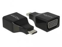 Adapteris Delock USB TYPE-C™ ADAPTER TO VGA USB Type-C, VGA, melna krās.