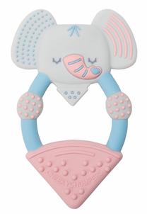 Прорезыватель Cheeky Chompers Darcy Elephant, синий цв./розовый цв./серый цв.