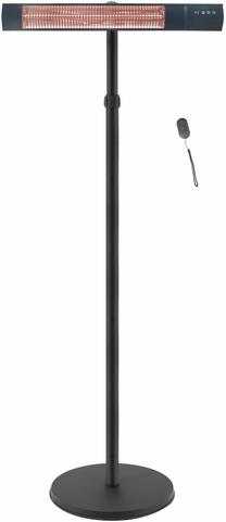 Infraraudonųjų spindulių šildytuvas TunaBone TB2580ST-01, 2.5 kW, Juoda sp.