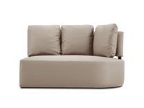 Kampinė lauko sofa Calme Jardin Barts CAL_2SOL_102_F1_BARTS3, smėlio sp., kairinė, 102 cm x 142 cm x 85 cm