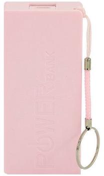 Nešiojamas įkroviklis (Power bank) Prolink Vega Mini, 5600 mAh, rožinė sp.