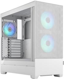 Kompiuterio korpusas Fractal Design Pop Air RGB TG Clear Tint, balta sp.