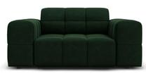 Krėslas Micadoni Home Jennifer Velvet, tamsiai žalia sp., 124 cm x 102 cm x 70 cm
