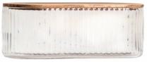 Konteiners pārtikai Homla Bardo 242135, 1.6 l, 21 cm x 12 cm, caurspīdīga krās./brūna krās.
