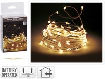 Lempučių girlianda Warm white, 1 m, šiltai balta sp., 20 LED