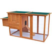 Putnu būris VLX Chicken Hen House, 75 cm x 202 cm x 98 cm