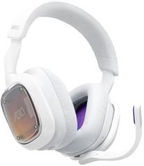 Belaidės žaidimų ausinės Logitech Astro A30, balta sp.
