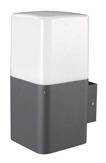 Sieninis lauko šviestuvas HR WG-853, 23W, E27, IP44, pilka sp., 12 cm x 25 cm