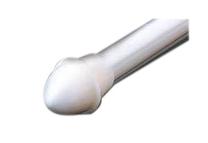 Karnizas Bojanek Baltas, 135 - 225 cm, Ø 12 mm, balta sp.