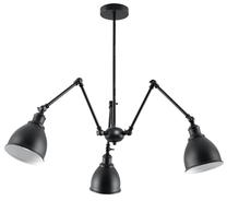 Valgusti rippuv Sollux Stark Shade 5903282706132, E27, 3 x 60 W, must v. / must v.