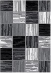Kilimas vidaus Ayyildiz Base Geometric 2840, balta sp./juoda sp./pilka sp., 170 cm x 120 cm