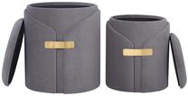 Pufas Kayoom Forcet Z3GQE-GRY, pilka sp., 37 cm x 37 cm x 44.5 cm