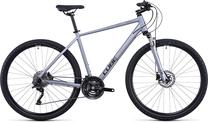 Velosipēds hibrīds Cube Nature EXC, 28 ", 23" rāmis, sudraba krās./melna krās.