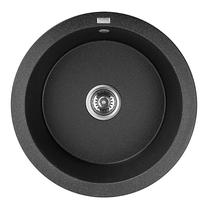 Кухонная мойка Laveo Dafne SBD_788Y, Black, гранит, 51 см x 51 см x 19 см, черный цв.