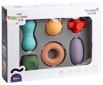 Набор игрушек для малышей Lean Toys Sensory, многоцветный, 6 шт.