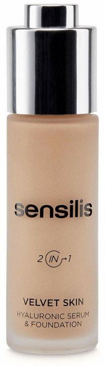 Skystas makiažo pagrindas Sensilis Velvet Skin, 03 miel, 30 ml