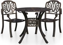 Lauko baldų komplektas VLX 3 Piece Bistro Set