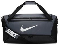 Sporta soma Nike Brasila Duffel Bag Medium, pelēka krās., 60 l, 30 cm x 61 cm x 33 cm