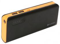 Lādētājs-akumulators (Power bank) Platinet, 8000 mAh, melna krās./oranža krās.