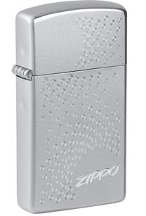 Žiebtuvėlis Zippo 46271 Slim® Zippo Dot Design, sidabro sp.