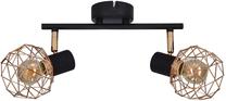 Lampa griesti Candellux Lighting Acrobat, E14, 2 x 40 W, vara krās. / melna krās., 11 x 11 cm