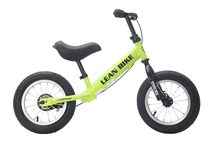 Balansinis dviratis, vaikų Lean Toys Enduro, žalia sp., 12"
