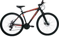 Dviratis kalnų Coppi MTB Man, 29 ", 19" rėmas, juoda sp./oranžinė sp.