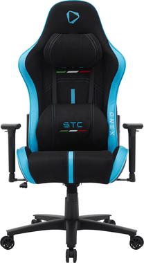 Игровой стул Onex STC Alcantara L, 55 x 66 x 123 - 133 см, синий цв./черный цв.