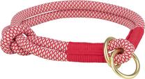 Ошейник для собак Trixie Soft Rope, красный цв./бежевый цв., 300 мм x 10 мм, XS/S