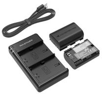 Bateriju lādētājs RAVPower Duar Battery and Charger for Canon LP-E6