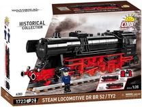 Konstruktorius Cobi Historical Collection Steam Locomotive DR BR 52/TY2 6283, 1723 vnt., juoda sp./raudona sp.